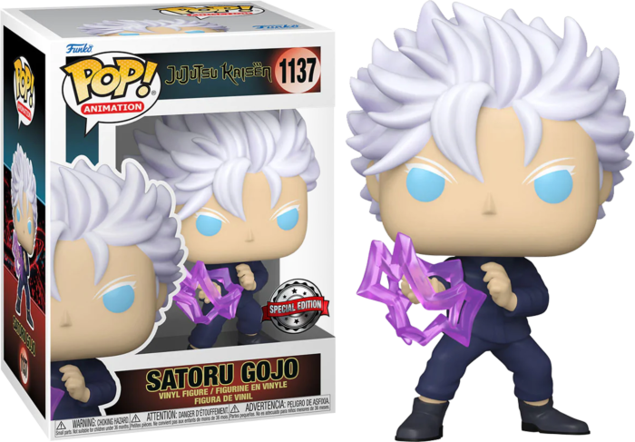 Funko Pop! Satoru Gojo Unmasked with Hollow Purple