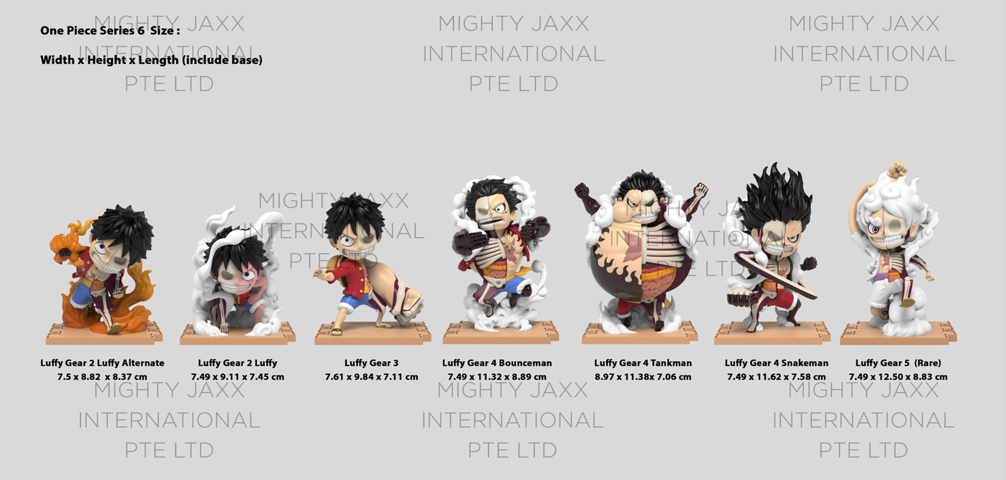 Mighty Jaxx Freeny's Hidden Dissectibles: Series 6 Luffy's Gears Edition