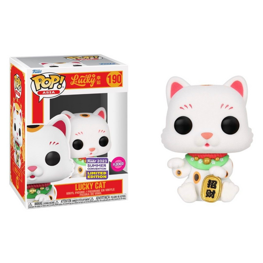 Funko Pop! Lucky Cat Asia Exclusive Limited Edition (Flocked)